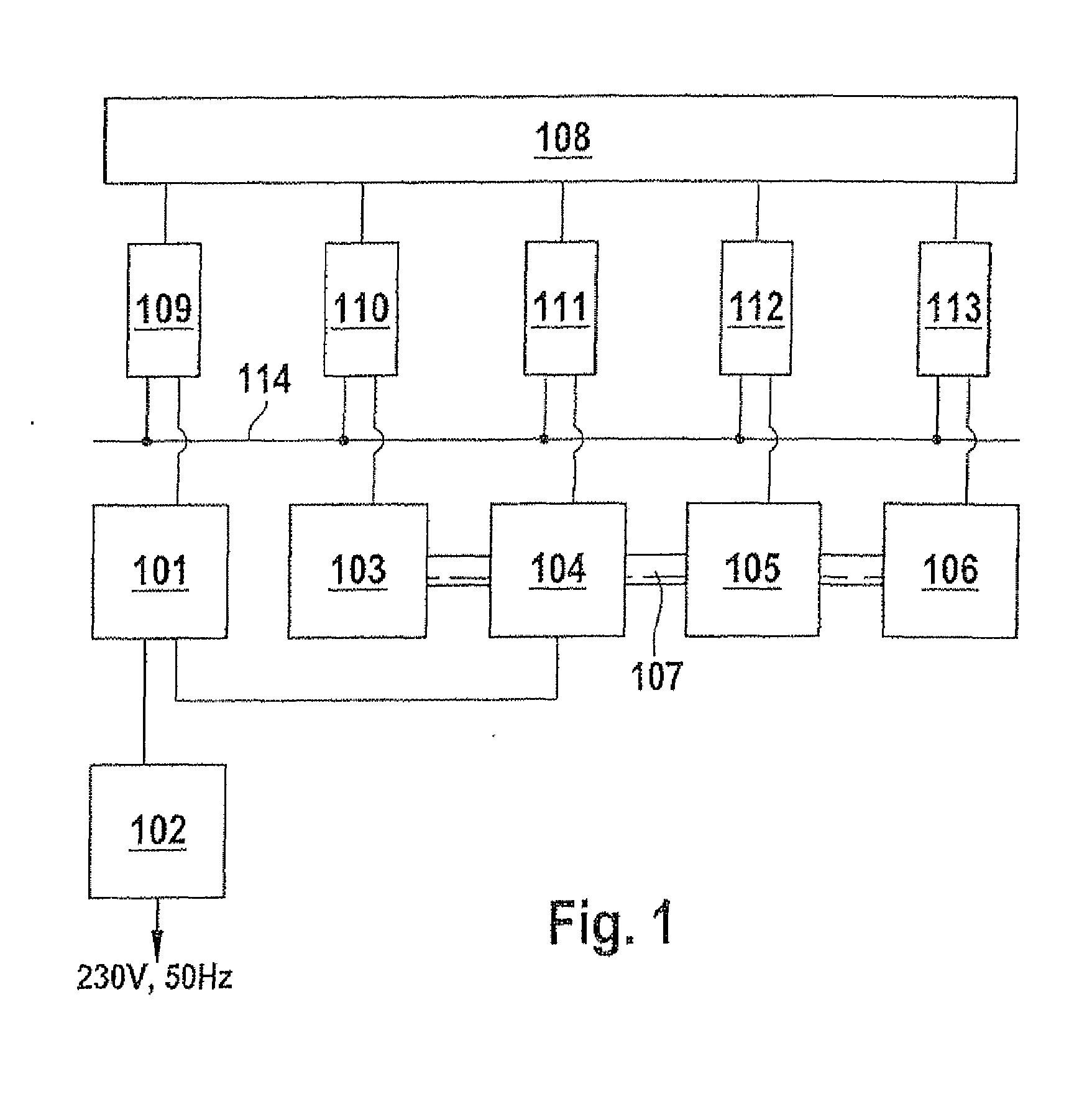 Method for controlling a generation of an alternating current in a vehicle