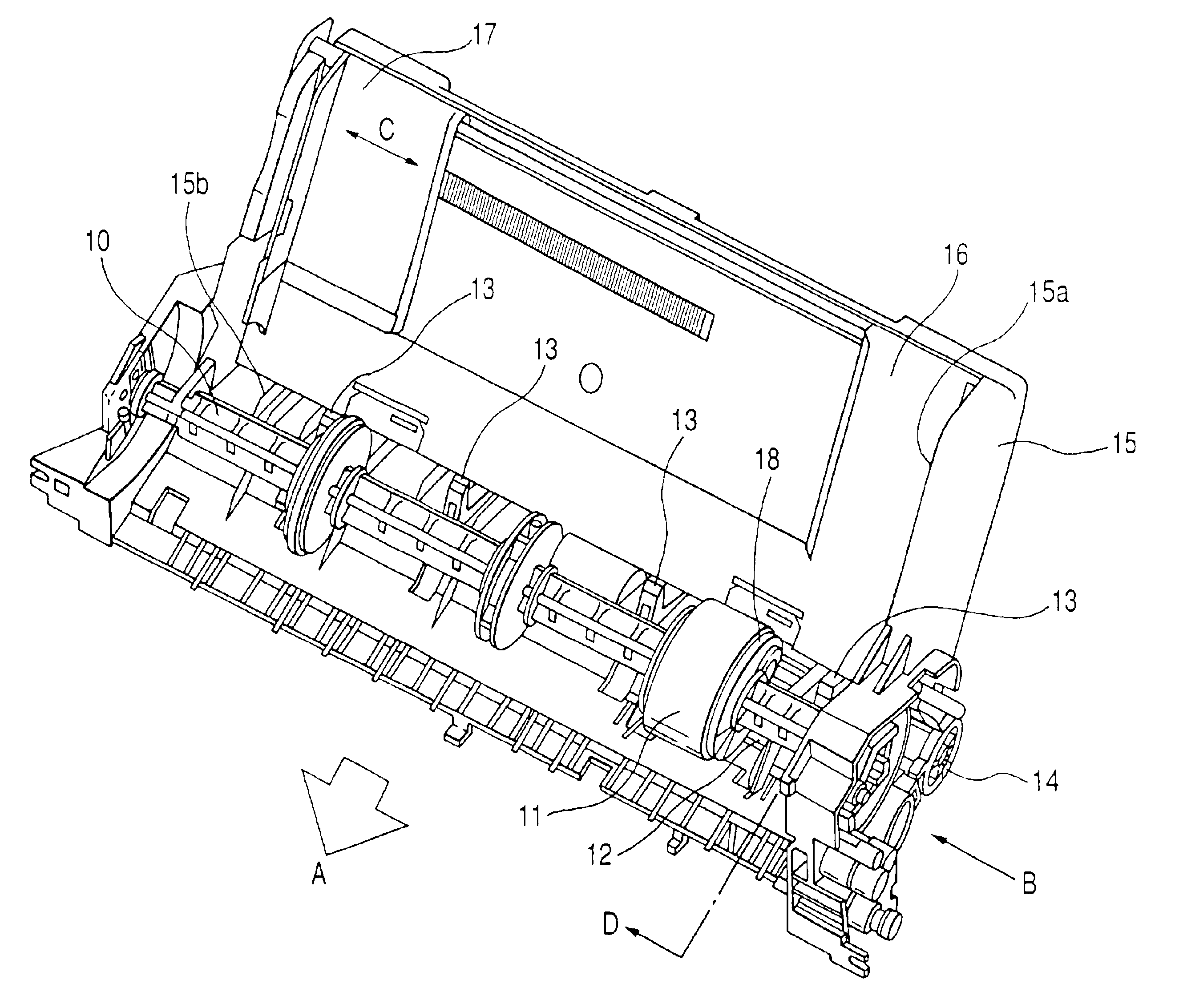 Sheet material feeding apparatus and recording apparatus