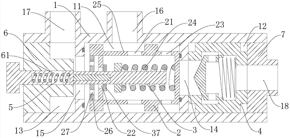 Hot and cold water diverter valve