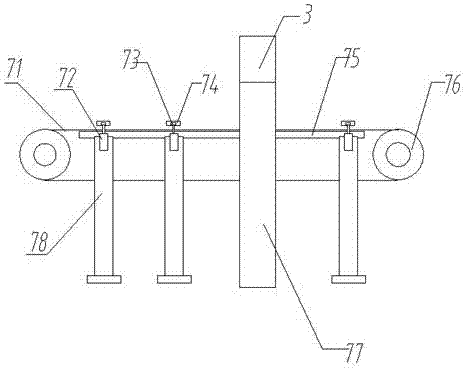 Cutting machine with pressing block mechanism