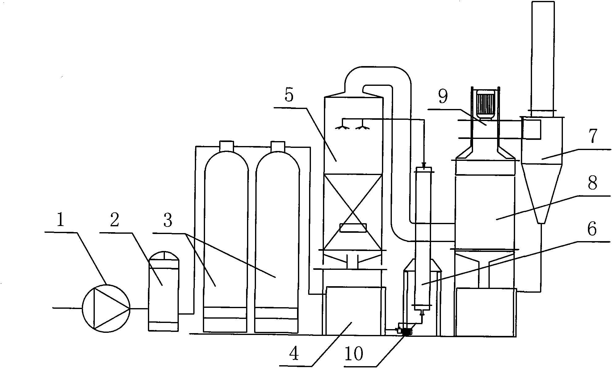 Treatment device of chromium aging liquid