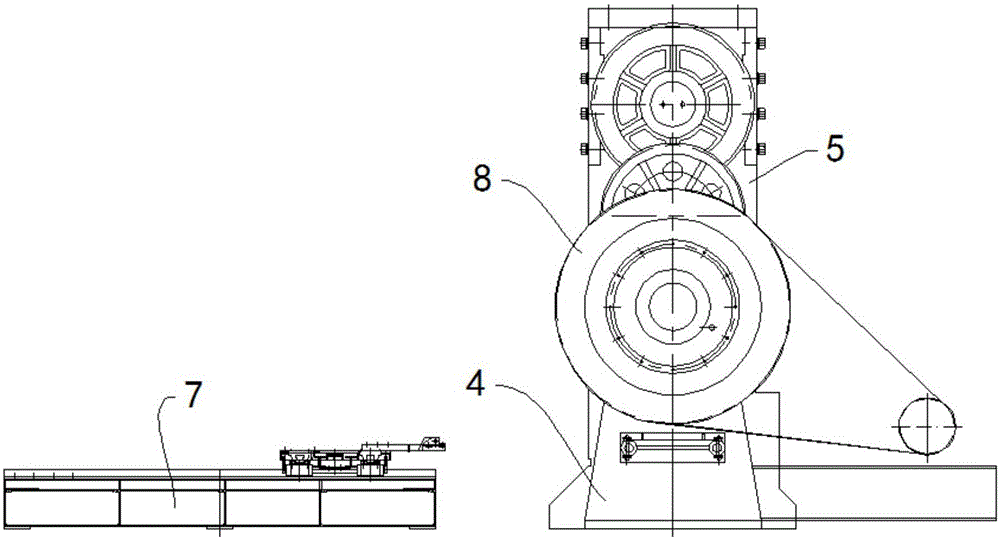 Mesh machine with feed table