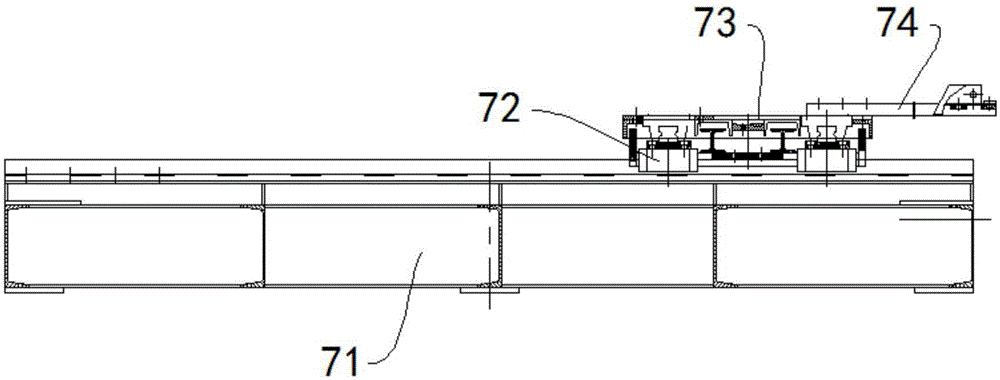 Mesh machine with feed table