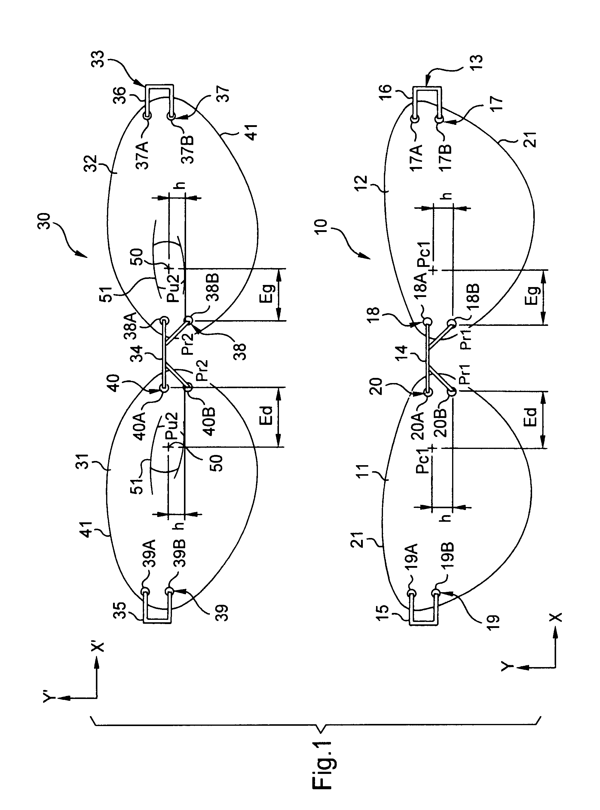 Method of centering an ophthalmic lens on a rimless frame