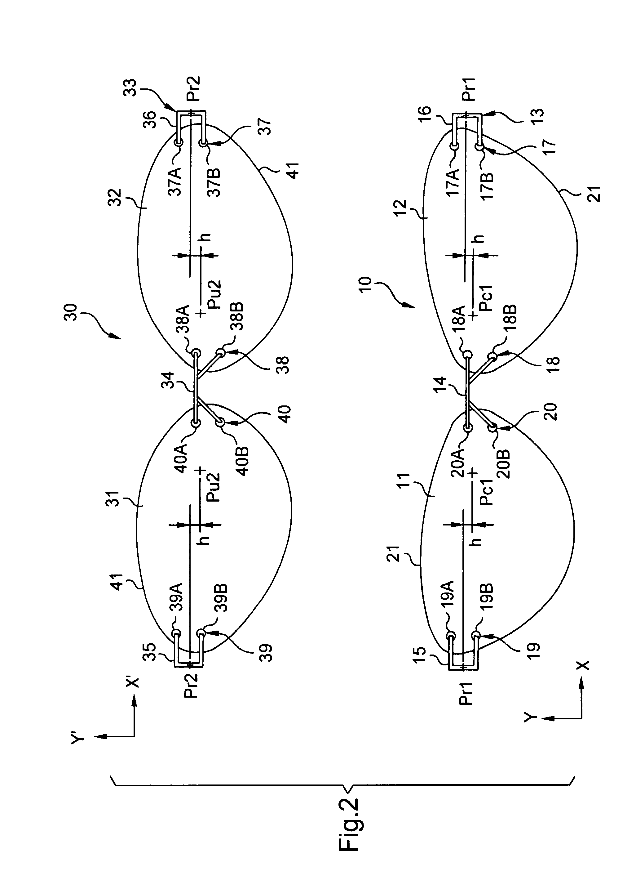 Method of centering an ophthalmic lens on a rimless frame