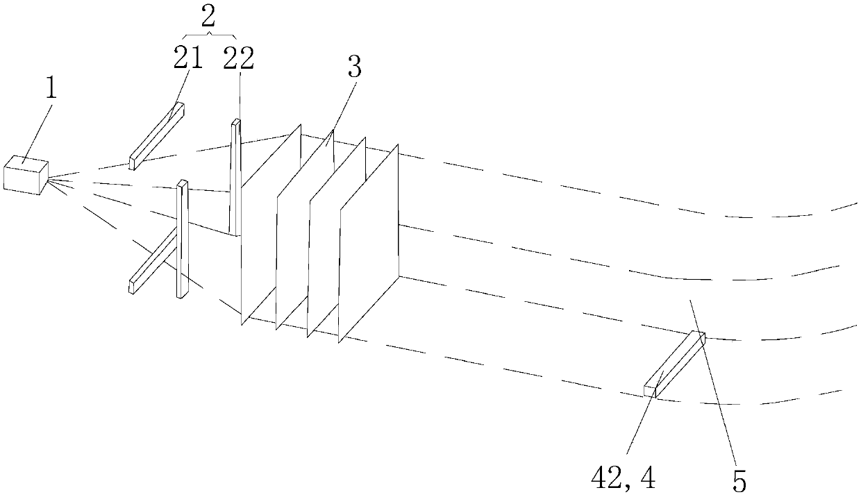 Particle projection space imaging system