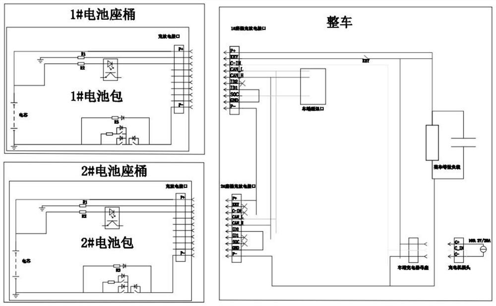 Electric motorcycle lithium battery pack series connection networking and independent single pack use method