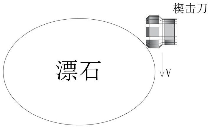 A kind of installation structure and design method of wedge cutter of boulder formation earth pressure balance shield