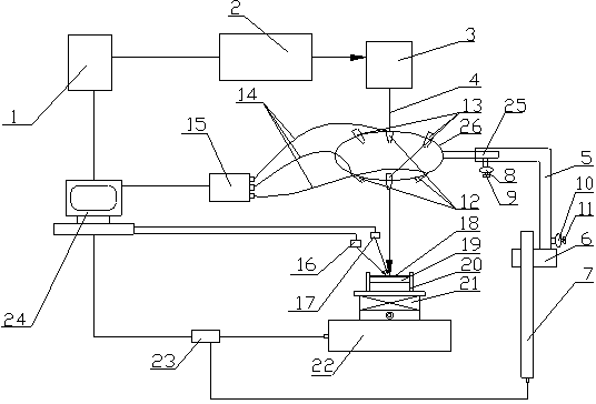 Laser shock peening method and device using high-pressure gas as constrained layer