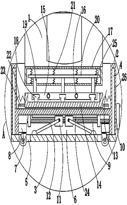 Inorganic matter detection device for agricultural product planting environment