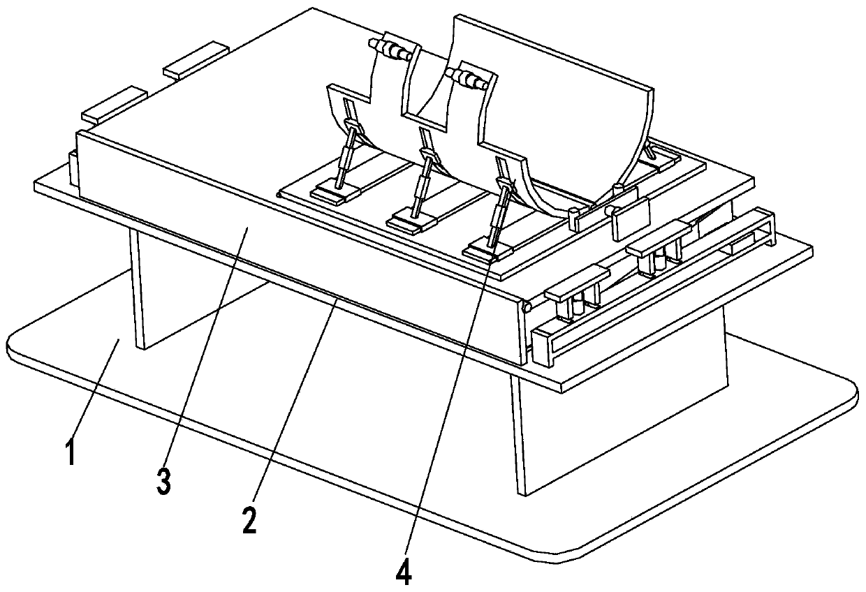 A working method of a medical capsule endoscope-assisted examination bed