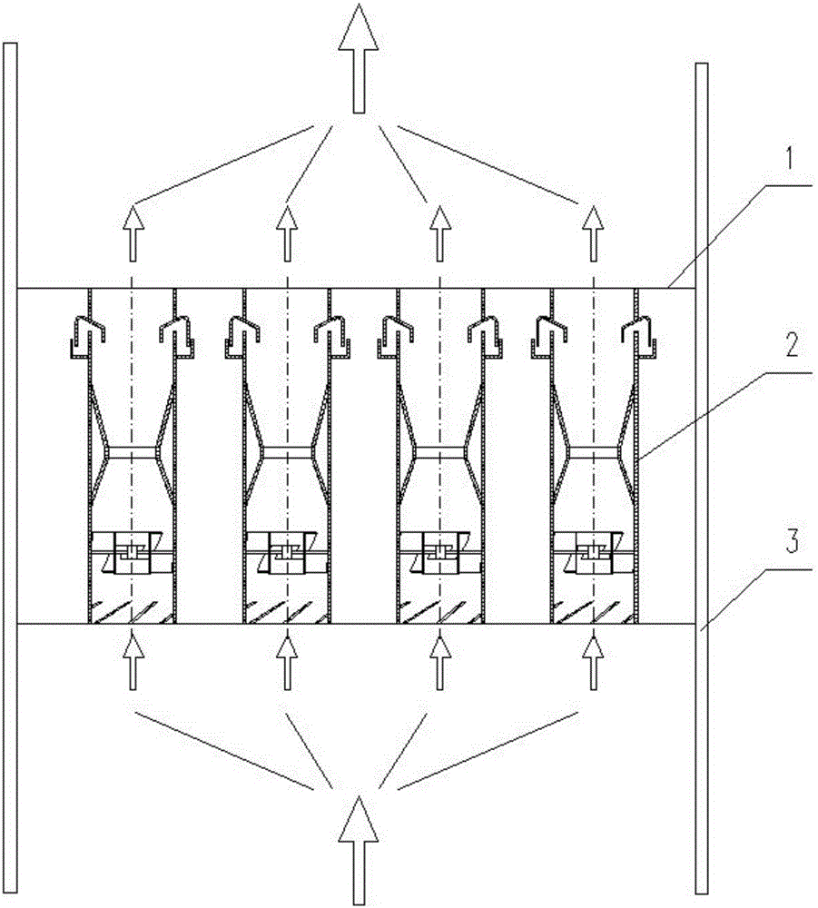 Double-vane air-swirl parallel-combination demister and application thereof