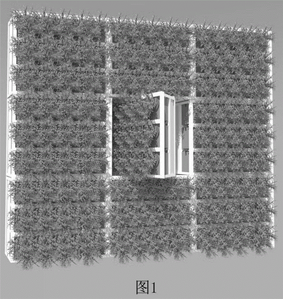 Rotating phytowall for multi-storey or high-rise buildings