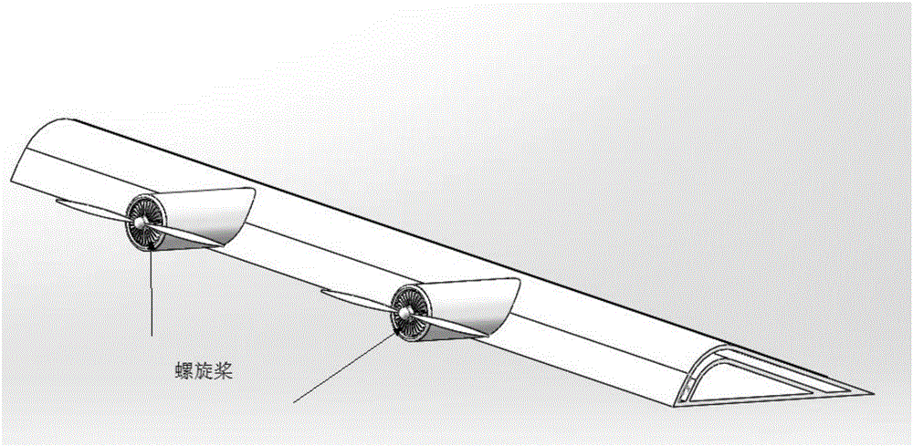 Joint heat radiation device for solar cell panel and propeller motor of high-altitude air vehicle