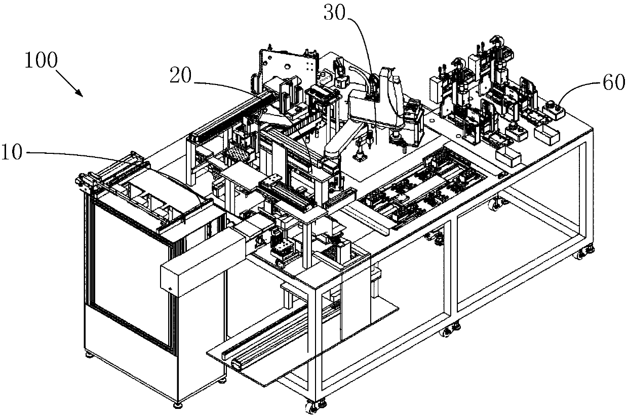 Tape attaching device