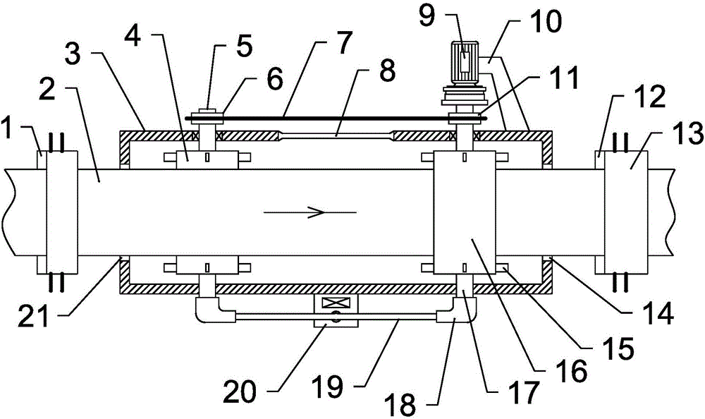 Box type efficient cloth dehydration device