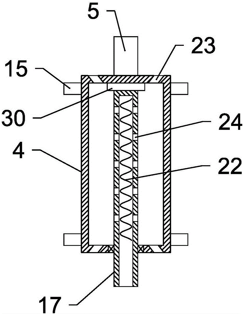 Box type efficient cloth dehydration device