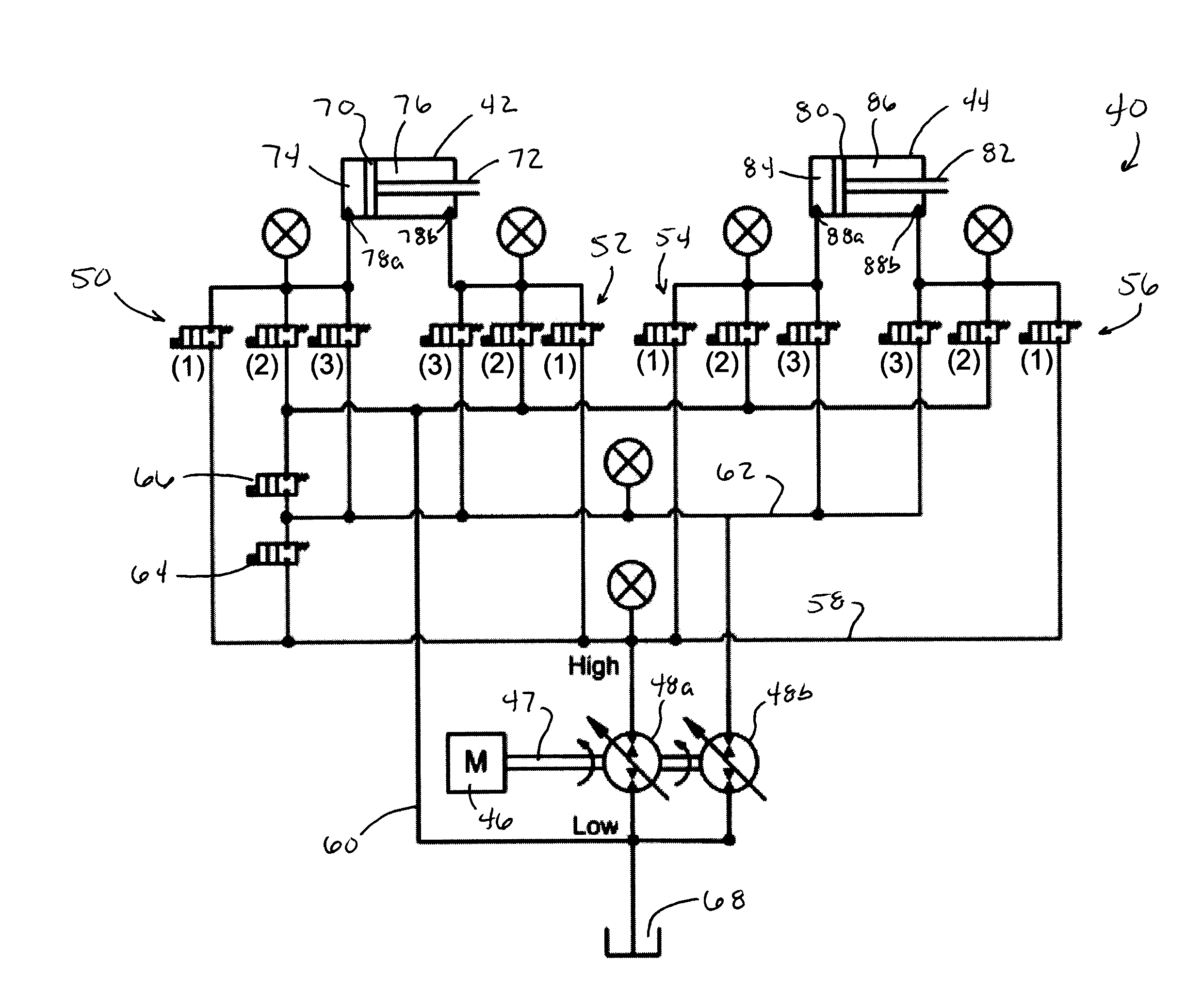 Regenerative hydraulic systems and methods of use