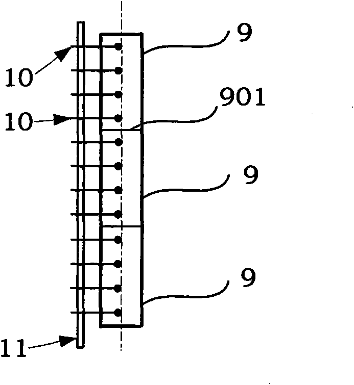 Thermal contact resistance testing method and equipment