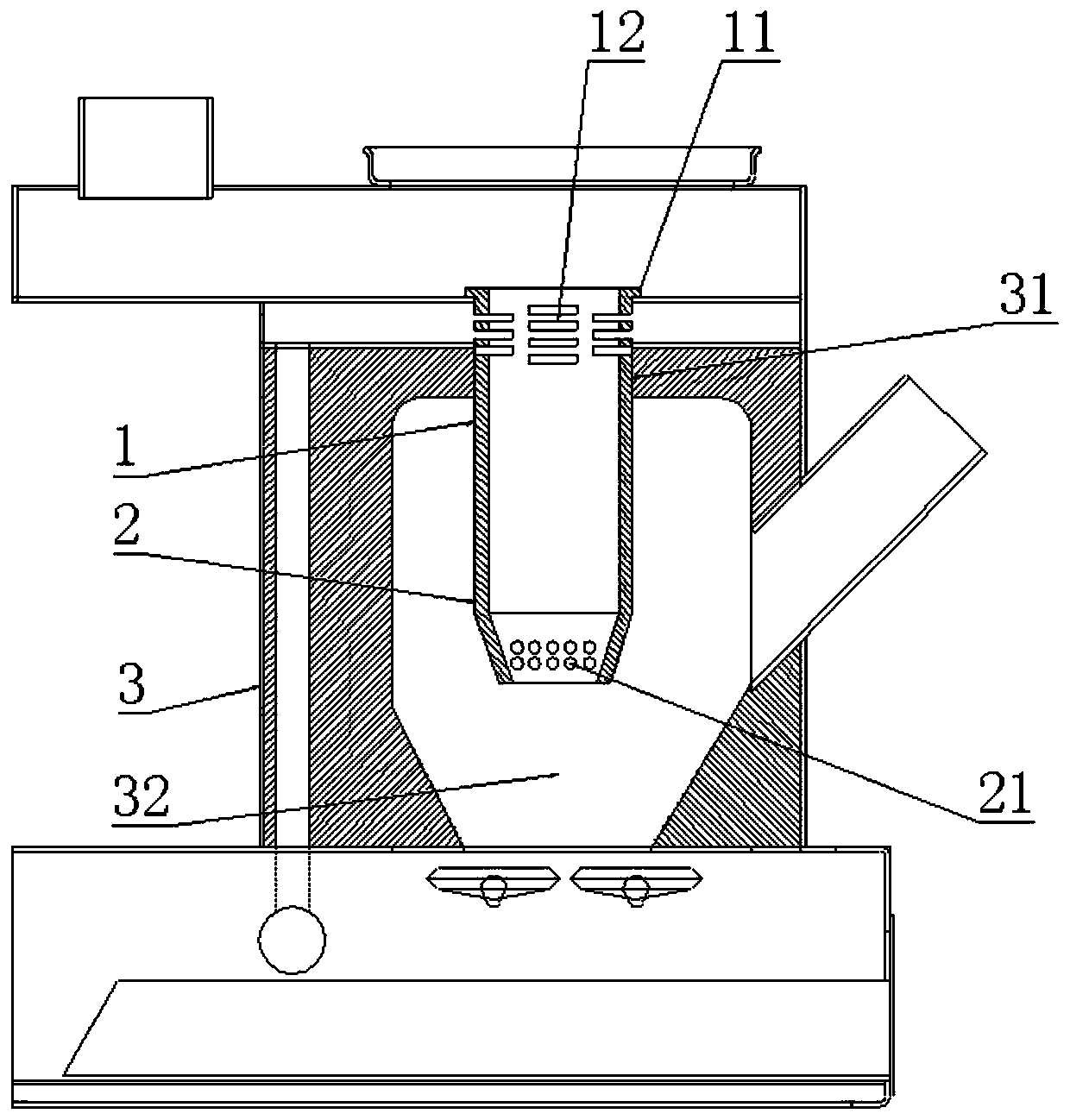 Biomass combustor and biomass fuel furnace