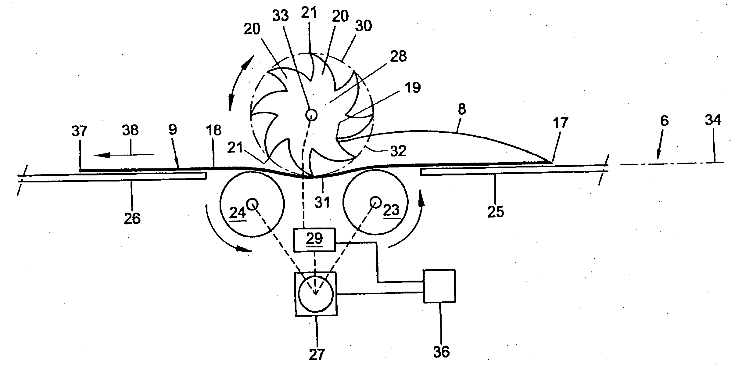 Machine and method for inserting sheets into envelopes