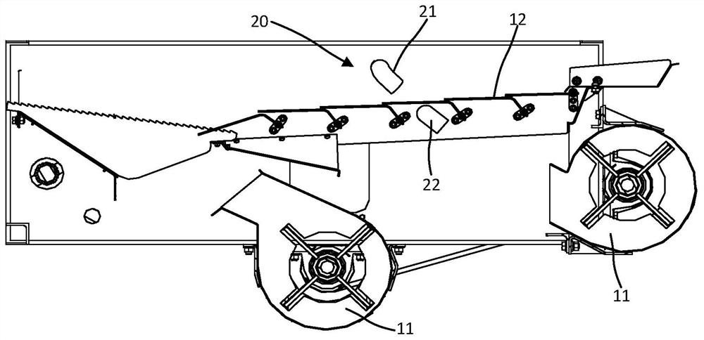 Cleaning sieve blockage monitoring device and cleaning device for agricultural machinery