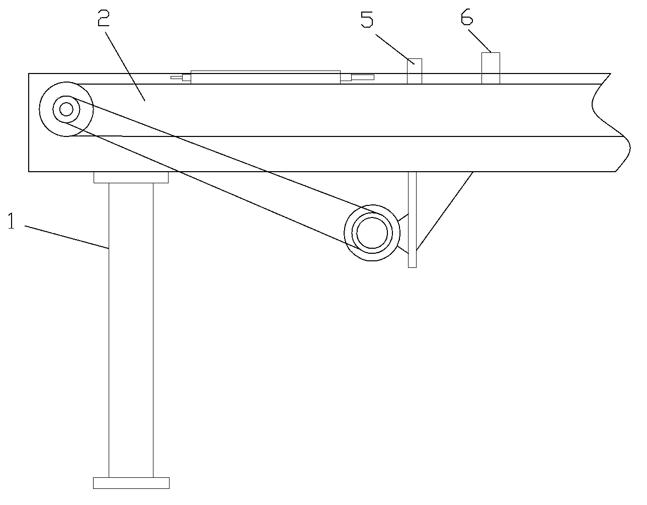 Automobile shock absorber piston rod feeding device