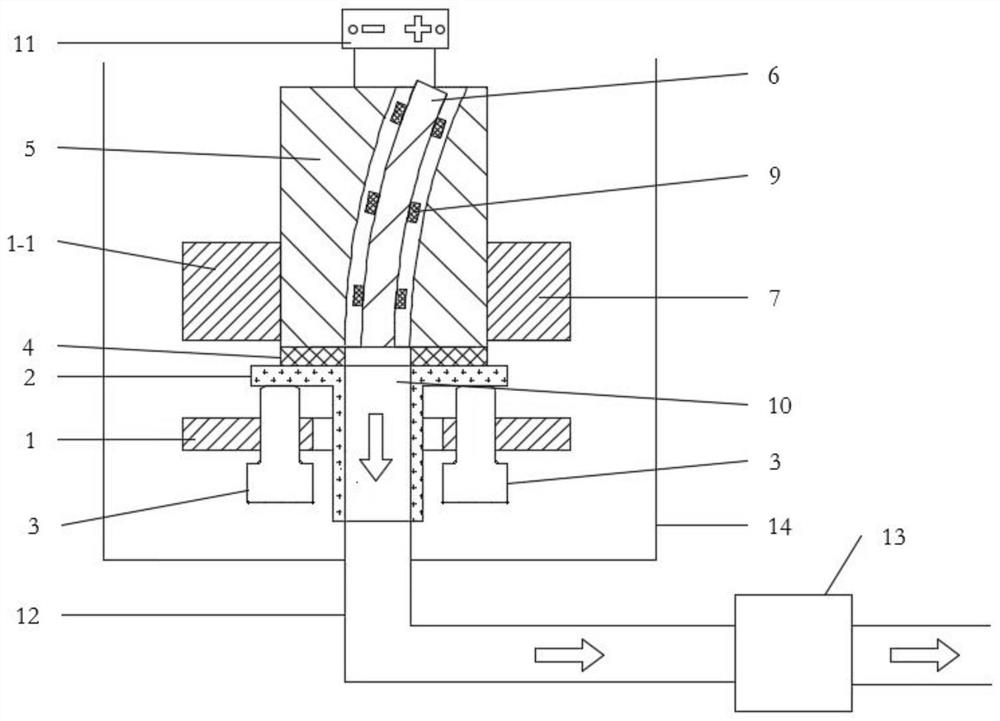 Suction type electrolytic machining device and method for finishing internal structure