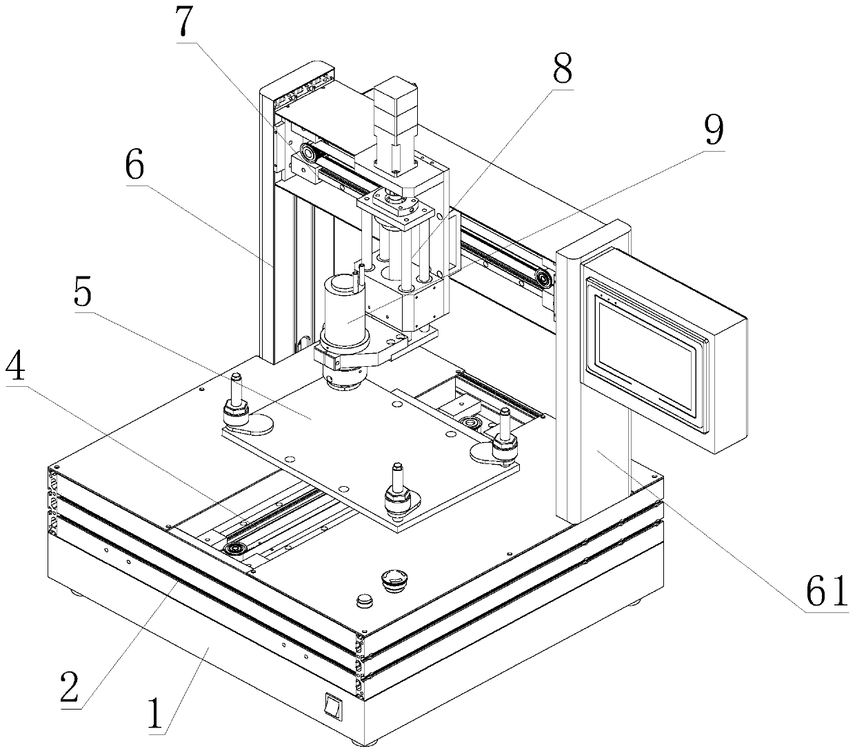 Fast cutting device for furniture plate processing and cutting method of cutting device