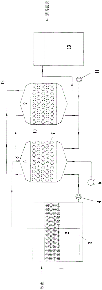 Low-cost community recycled water treatment system