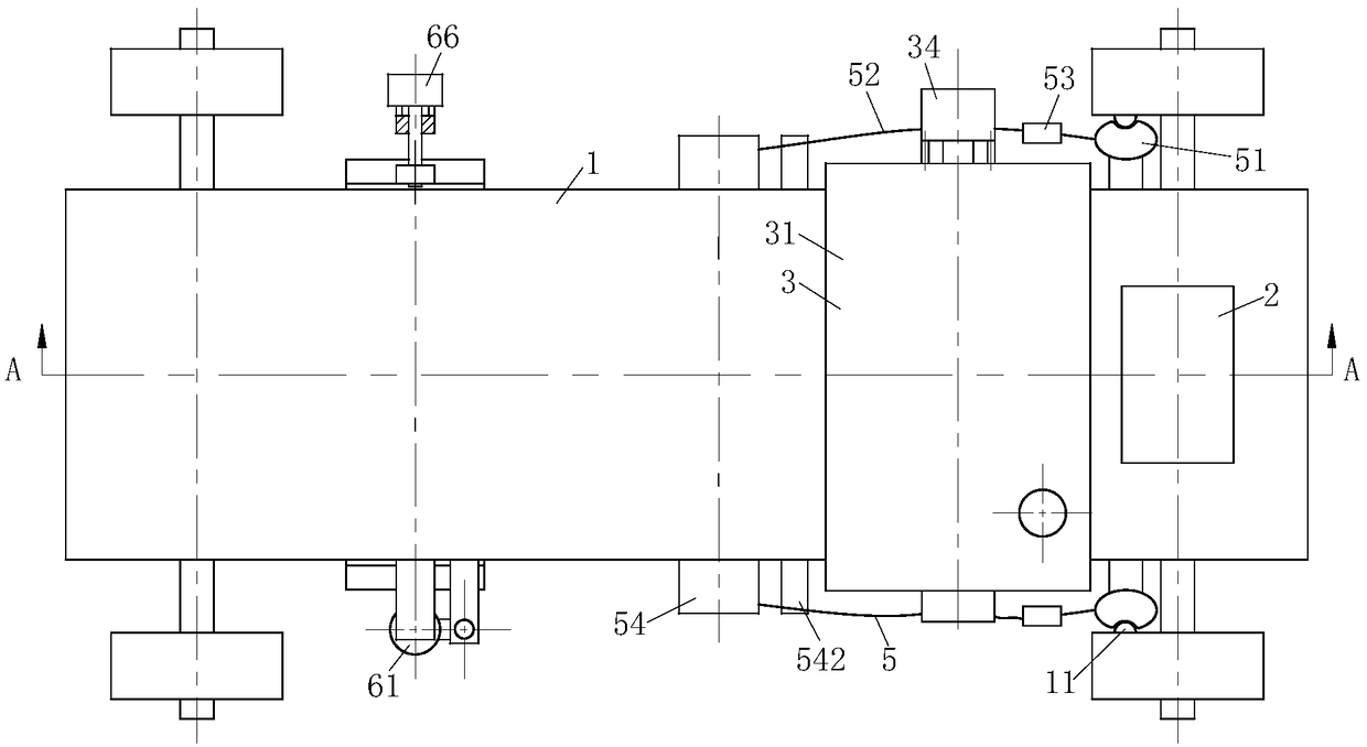 Ground marking line drawing instrument for standardized factory