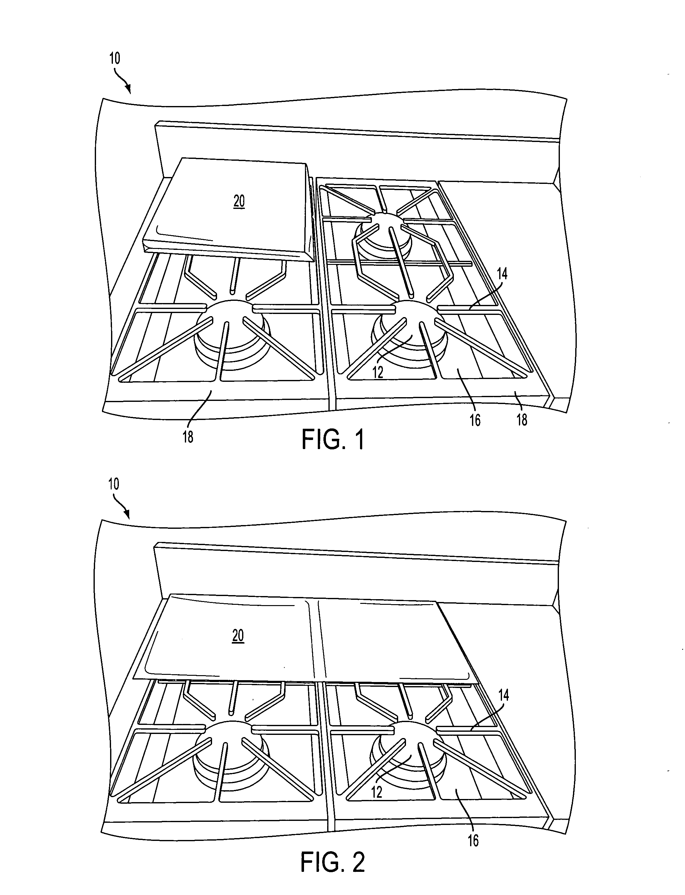 Stove top shield