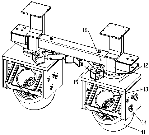 Subway track-laying vehicle, tire running device thereof, trackless adjusting method of subway track-laying vehicle