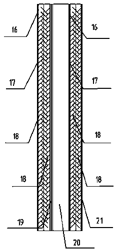 Self-heat-radiation vibration-absorption acoustic enclosure of hydraulic pump station