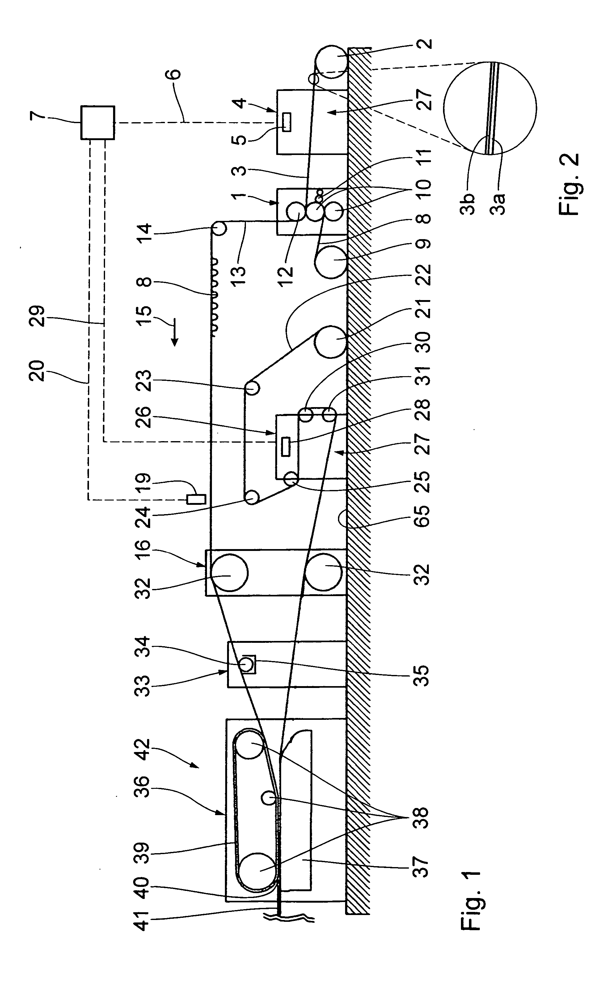 Corrugating machine and method for the manufacture of sheets of corrugated board