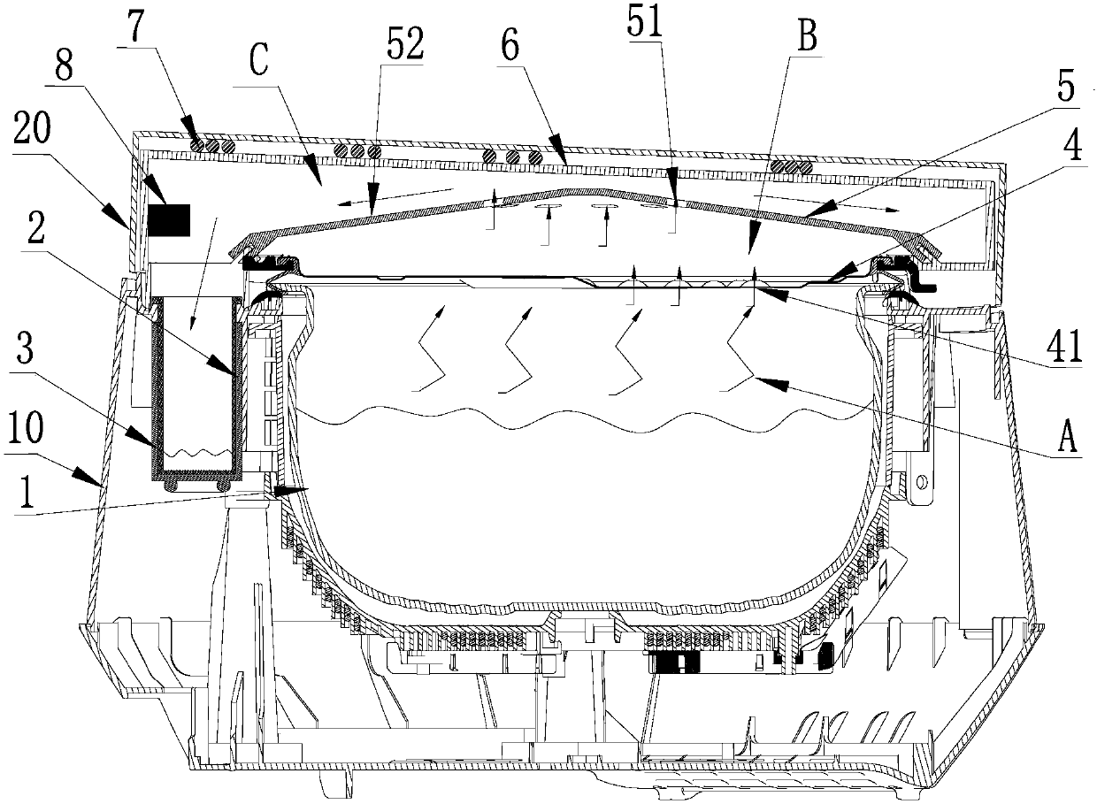 Electric cooker and steam supplementary cooking method thereof