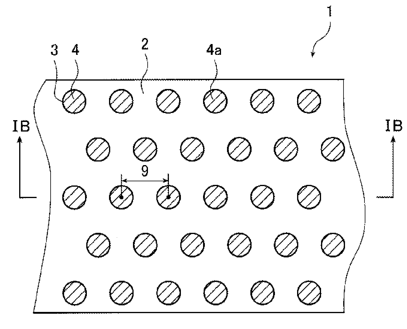 Microstructure, and method for production thereof