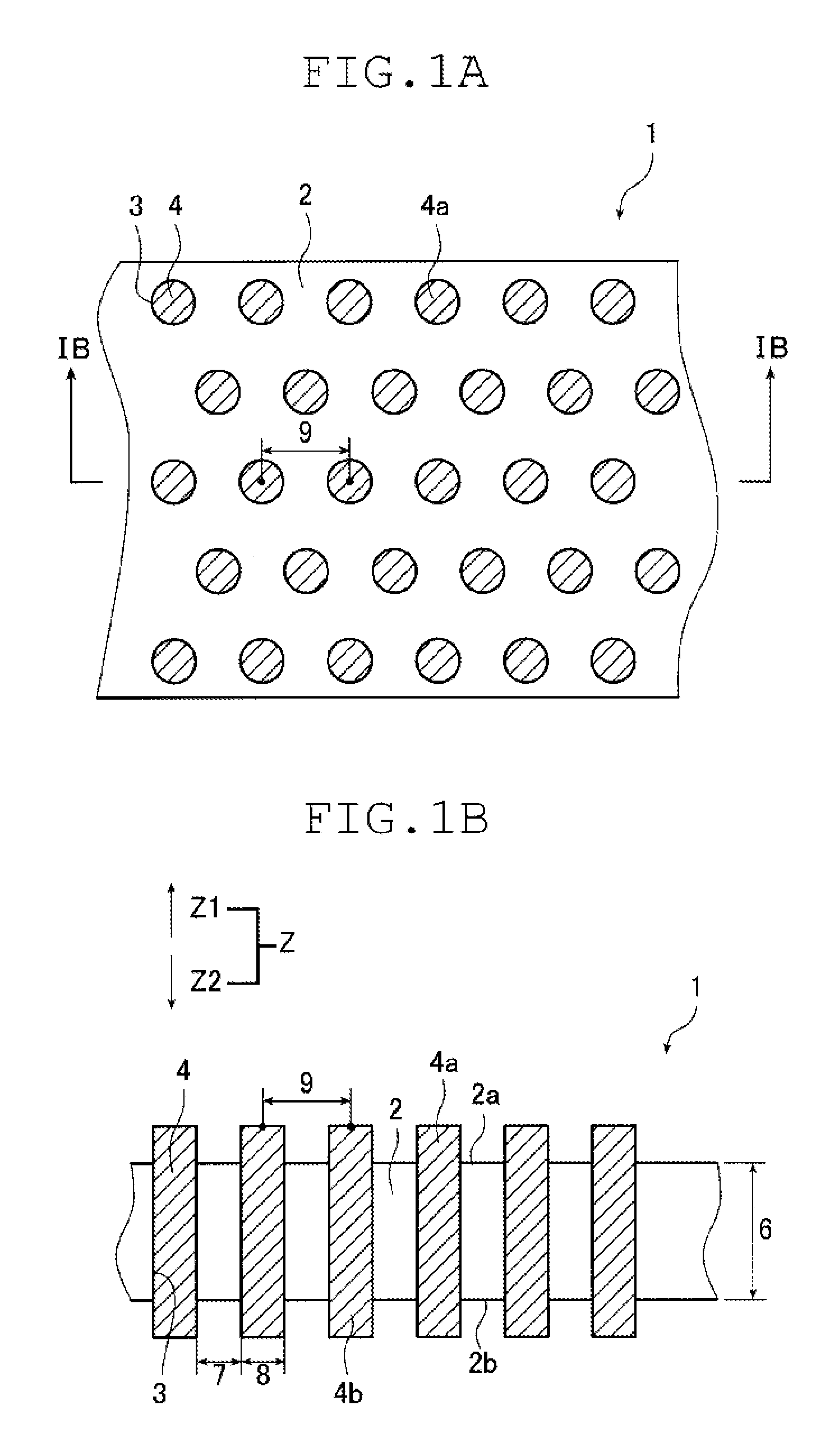 Microstructure, and method for production thereof