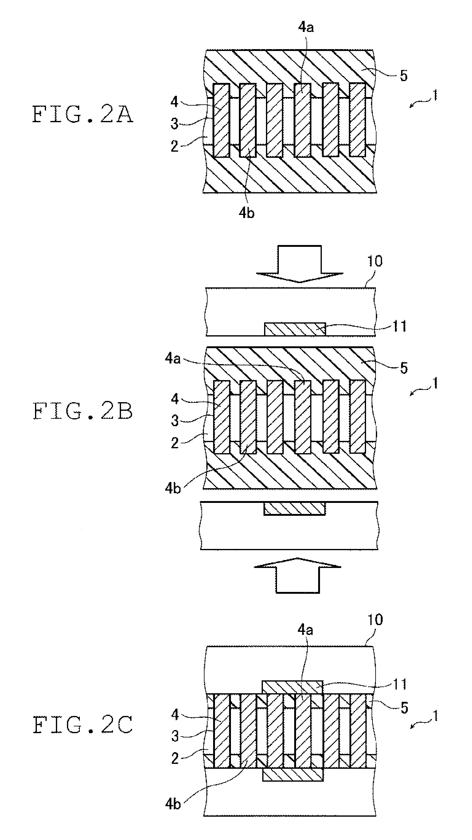 Microstructure, and method for production thereof