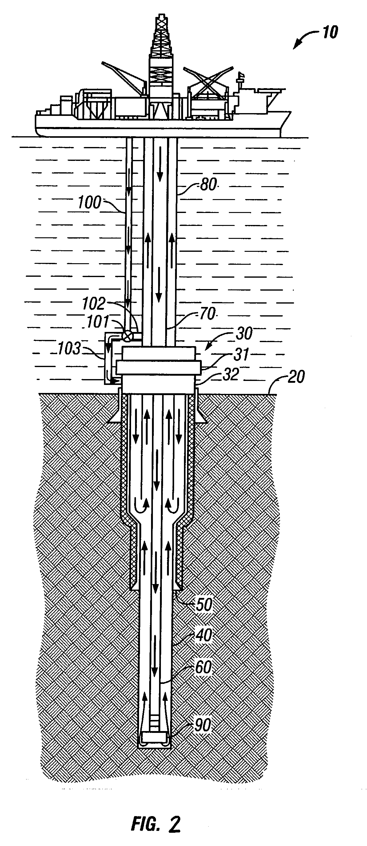 System and method for treating drilling mud in oil and gas well drilling applications