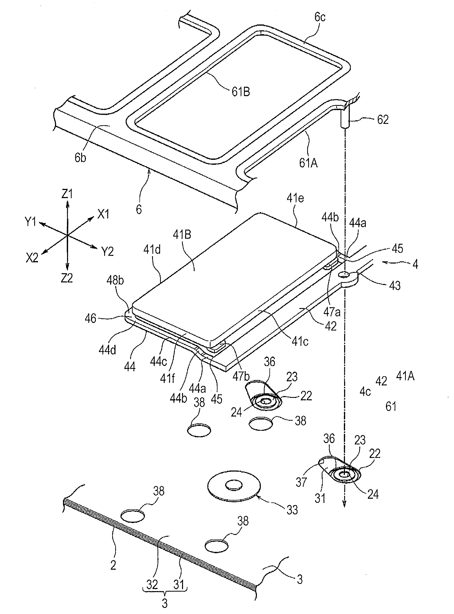 Key input device