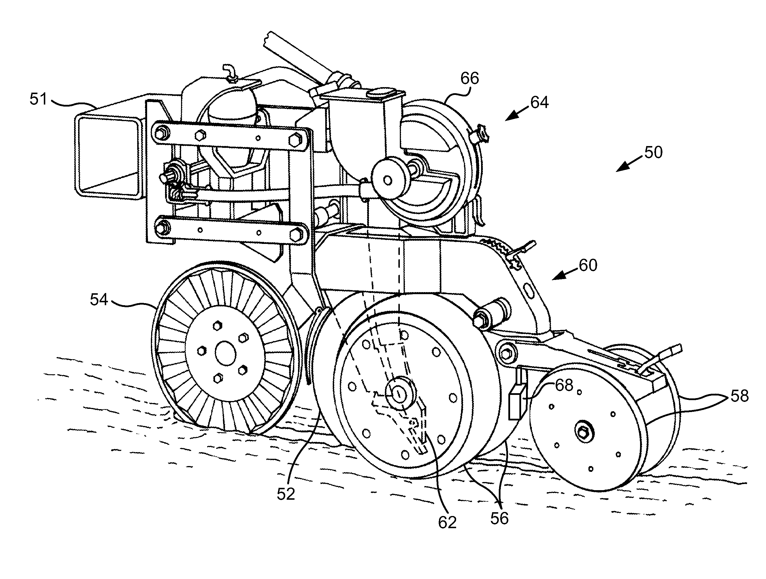 Seed spacing monitoring system for use in an agricultural seeder