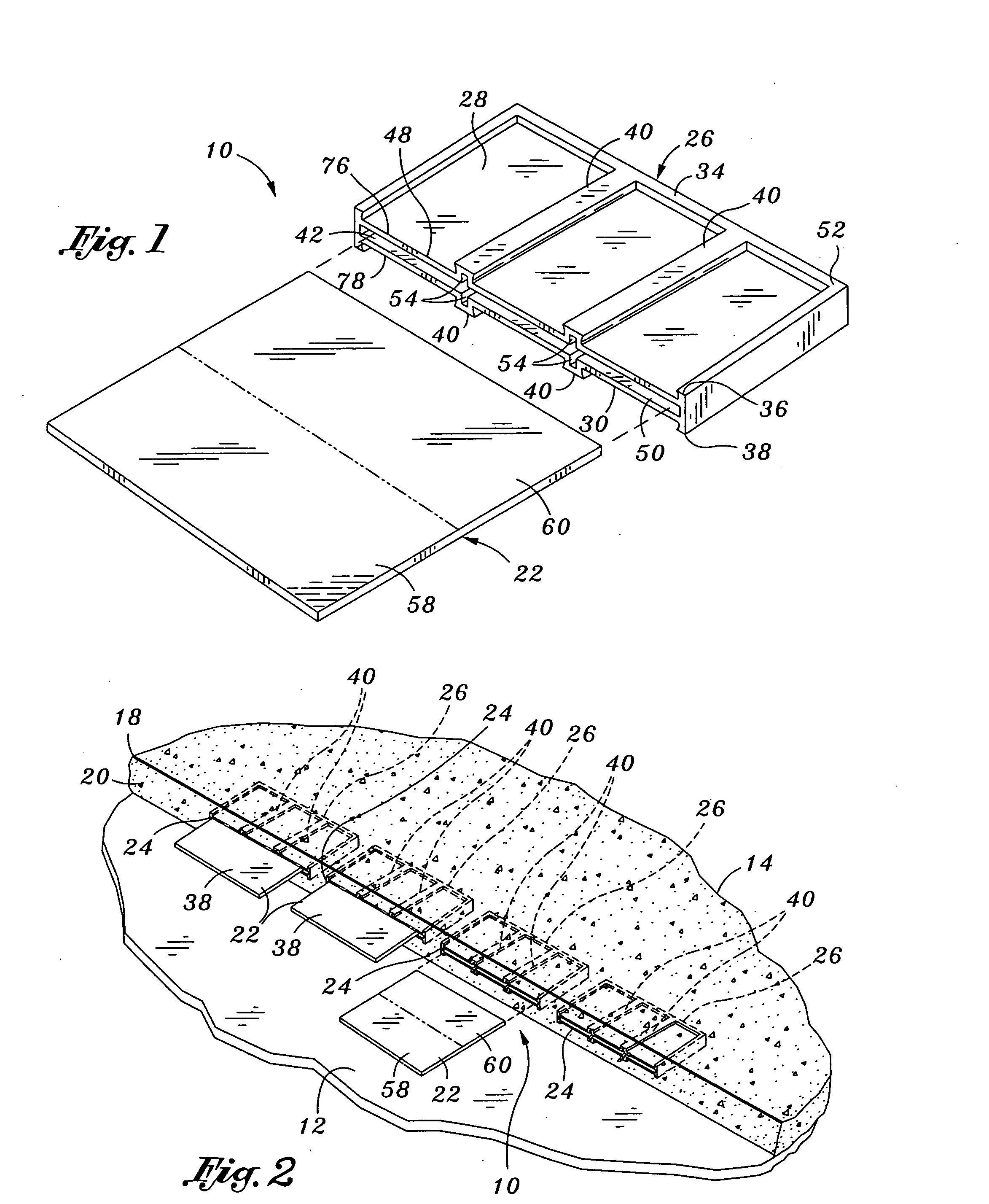 Plate concrete dowel system