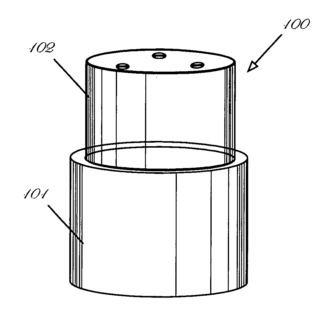 Telescoping animal resistant container