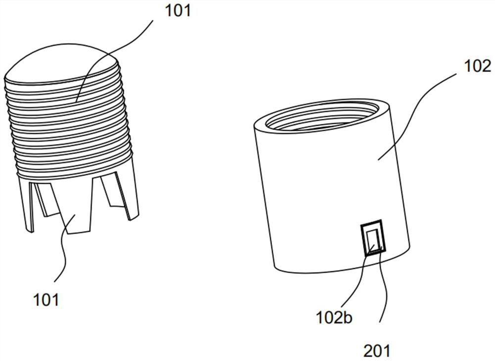 A power communication cable threading tool