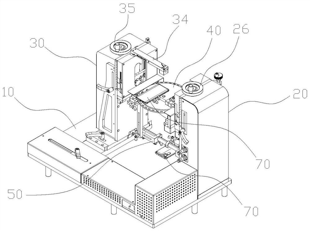 Double bracket panoramic shooting device