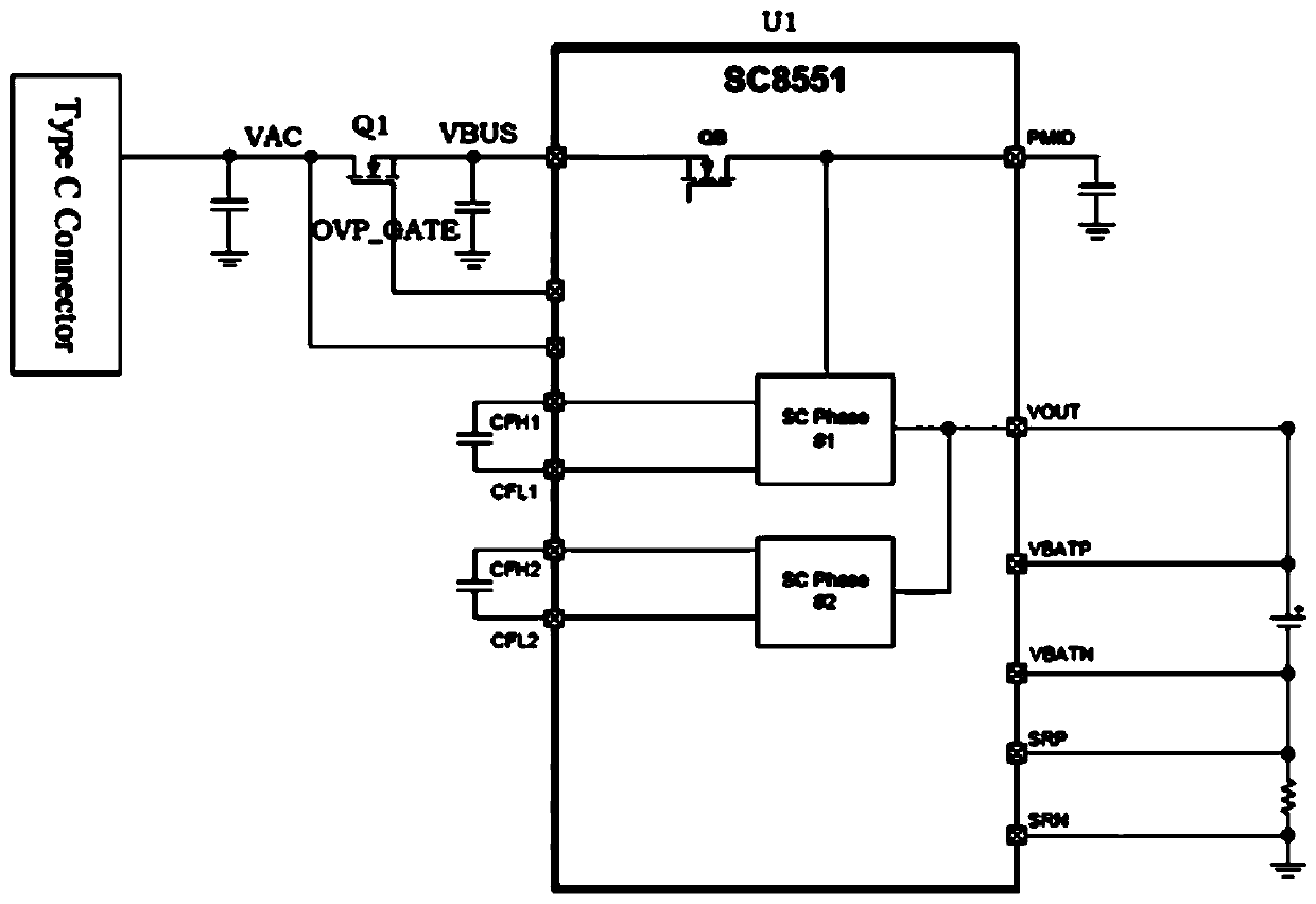 Medium-power and low-cost charge pump charging method