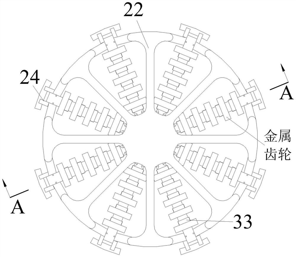 A heat treatment process for metal parts