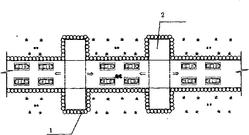 Multi-direction rotary jetting stirring grouting reinforcement construction method for constructing underground structure and soil body by cover excavation and underground excavation and supporting structure thereof