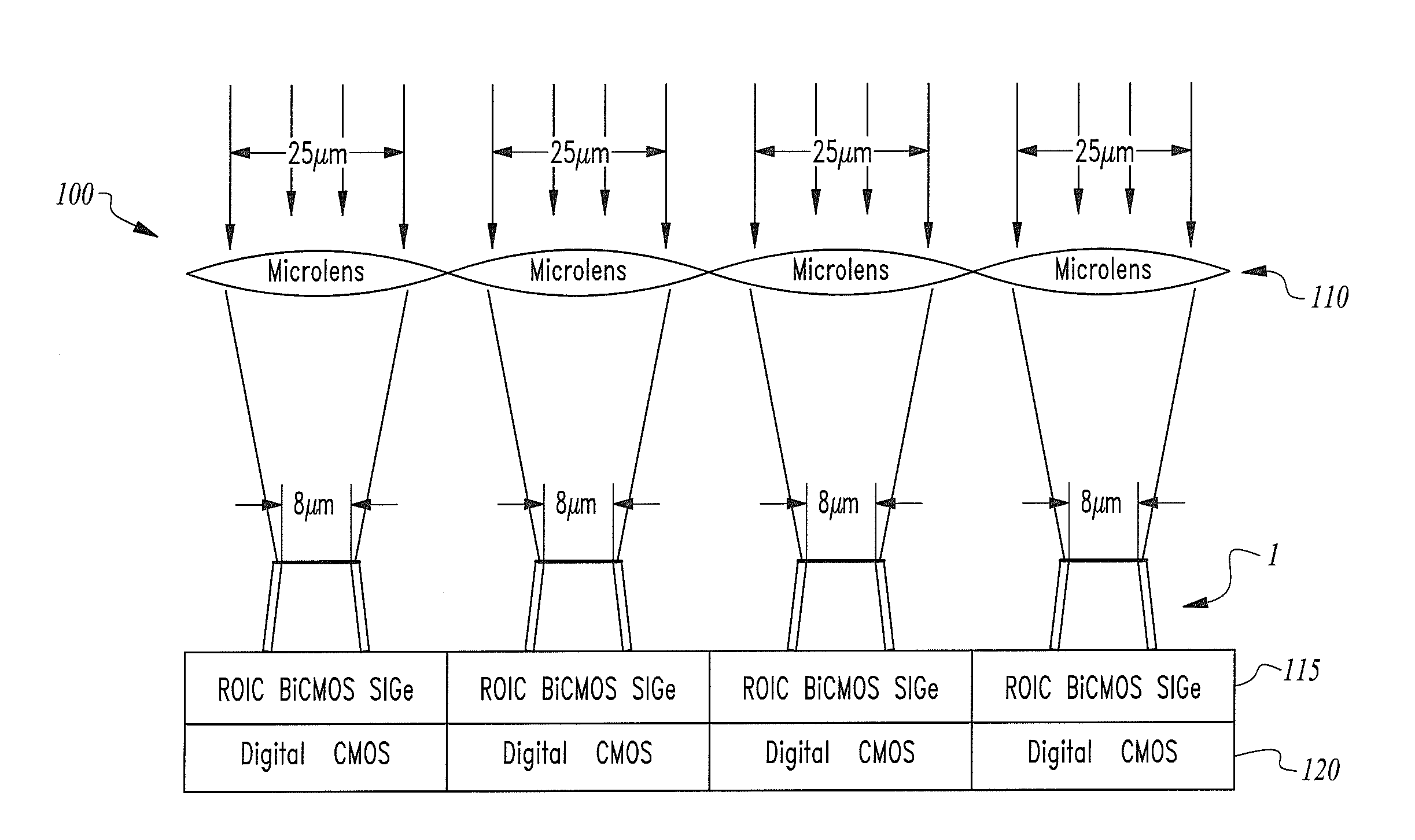 Background Limited Focal Plane Array Assembly